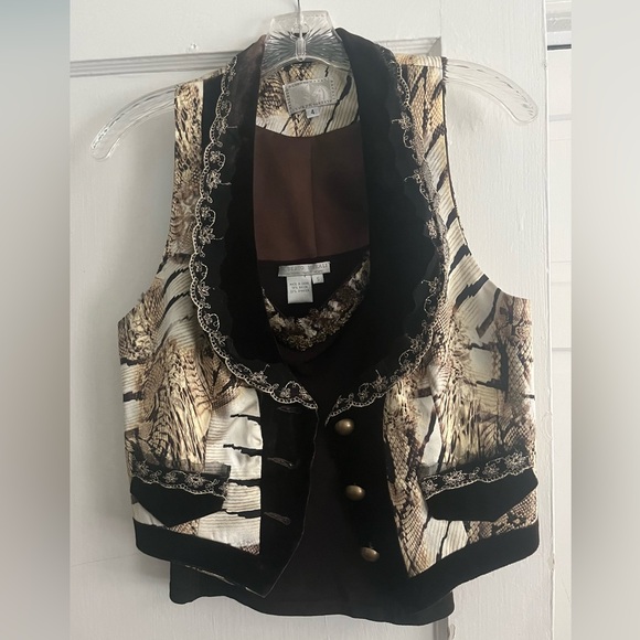 FINAL MARKDOWN!!! EUVC Alberto Makali 3 Piece Skirt, Tank and Vest Set. - Picture 3 of 16